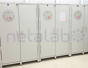 Netalab - İthal Kimyasal Saklama Dolapları